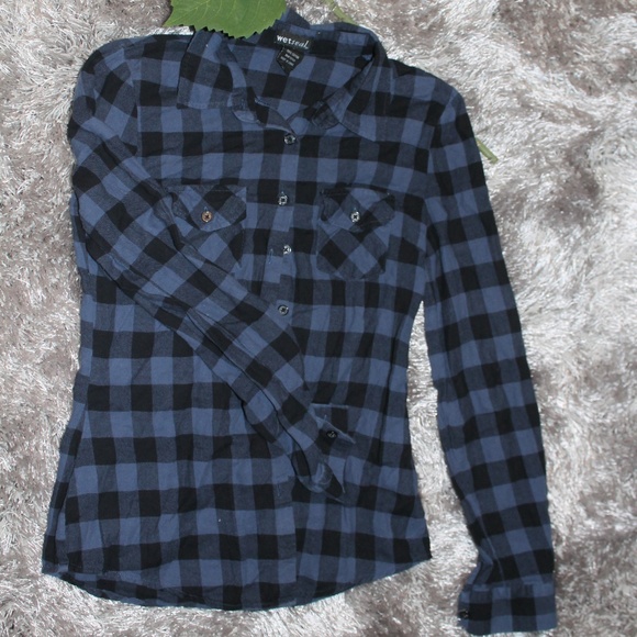 Black and Blue Flannel - Picture 1 of 2